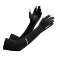 thumbnail image 1 of Guantes de protección solar de seda de hielo para hombres y mujeres, para verano, para montar al aire libre, pescar, mangas finas con pantalla táctil, largos, transpirables, para deportes, 1 of 2