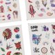 thumbnail image 4 of 24 Unidades Flor Dibujos Animados Animal Mezclado Etiqueta Engomada Del Clavo Etiqueta De Uñas Herramienta De BRICOLAJE Colco Etiquetas engomadas del clavo para las mujeres, 4 of 8