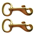 thumbnail image 1 of GUOOL Ensemble de 2 Crochets Mousquetons Pivotants en Laiton 56mm, 1 of 6