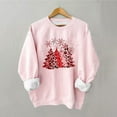 thumbnail image 4 of WEAIXIMIUNG Sweat à Demi-Zip pour Femmes 3TG Sweat de Noël pour Femmes Design Père Noël et Arbre Col Rond, 4 of 4
