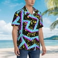 thumbnail image 3 of Vintage 80s 90s Mens Hawaiian Shirt Short Sleeve Casual Button Up Tropical Summer Beach Shirt, 3 of 7
