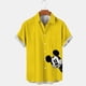 thumbnail image 1 of New Anime Mickey Mouse Donald Duck Men's T-Shirt 3D Printing Summer Disney Casual Simple High Quality Shirt Hawaiian T-Shirt TopL Gao Jinjia LED, 1 of 2