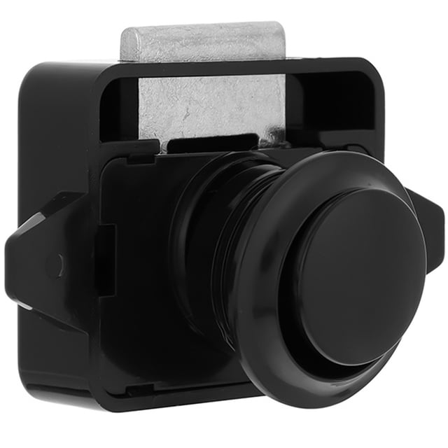 Raindrops Push Button Switch Lock Rv Cupboard Locks Rv Cabinet Latch Black Abs