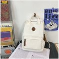 thumbnail image 4 of Canvas Backpack Female Student Portable School Bag Female Retro Portable School Backpack, 4 of 7