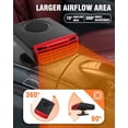 thumbnail image 3 of Calentador de coche portátil de 12 V para enchufes de vehículos y encendedor, 3 of 7