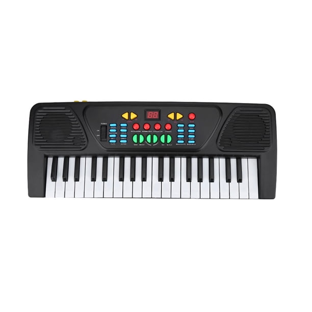 Juguete educativo musical Bling Bling teclado electrónico multifuncional 37 teclas para niños principiantes