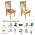 thumbnail image 5 of Fall Leaves Seat Covers for Dining Room Chairs Set Of 6,Stretch Printed Washable Chair Seat Cover with Elastic Ties and Button,Removable Waterproof Couch Cushion Covers, 5 of 6