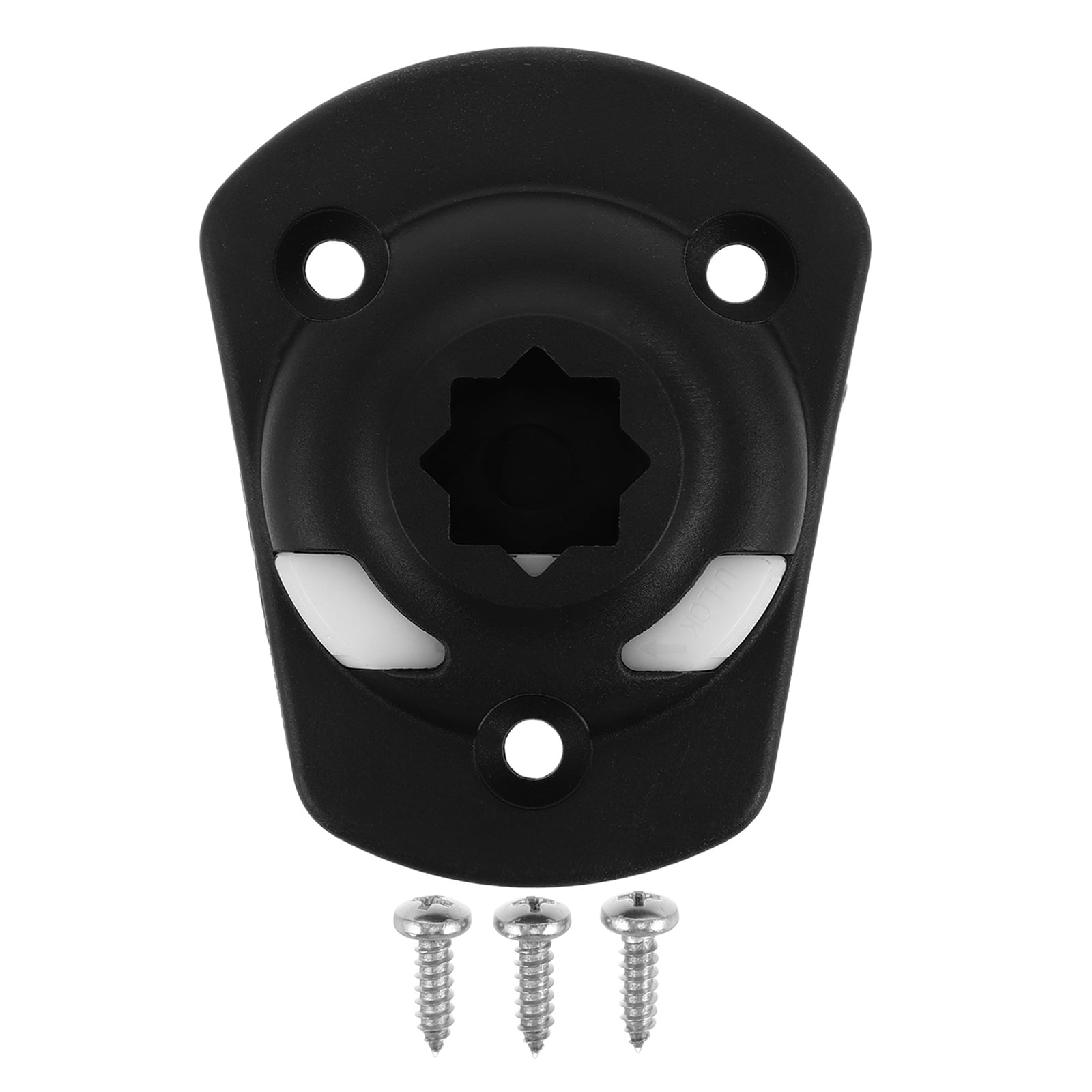 CATIEBYE Universal Kayak Camera Mount Bracket, Black ABS Material, Secure Fit for Fishing Boats, Canoes, and Outdoor Adventures