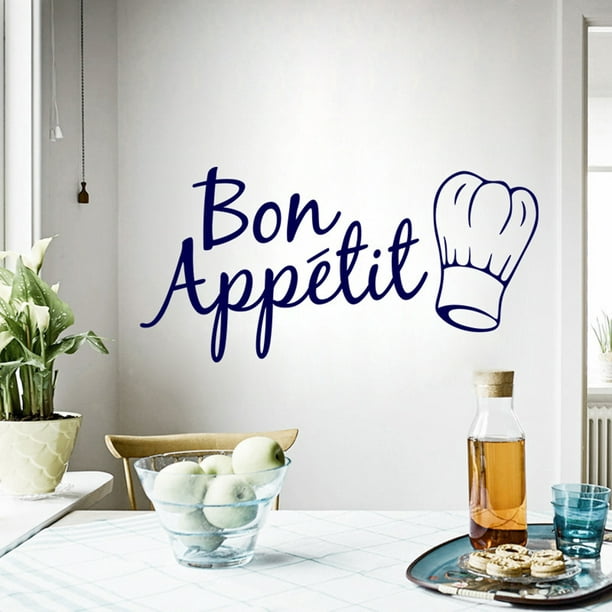Bon appetit cuisine stickers muraux décoration de la maison -1564