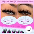 thumbnail image 3 of Extensiones de pestañas ZANLUFLY Wispy Lash Clusters de 10 a 18 mm, 200 unidades, 3 of 7