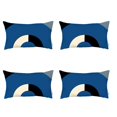 thumbnail image 2 of Boho-Chic Decorative Printed Jacquard Pillow Covers 4 PCS, 2 of 2