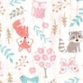 thumbnail image 2 of Hudson Baby Infant Girl Muslin Cotton Sleeveless Wearable Sleeping Bag, Sack, Blanket, Woodland Fox, 0-6 Months, 2 of 2