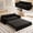 Black, variant on Tmsan 66" Queen Size Sofa Bed,love seat with pull out sleeper mattress,Modern Velvet Loveseat for Living Room,Apartment,Bedroom,White