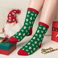 thumbnail image 2 of Loritta 6 Pairs Womens Crew Socks Cotton Novelty Holiday Socks Gift Ladies, Size 5-9, 2 of 6