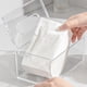 thumbnail image 3 of Soporte de Caja de Servilleta, Acrílico Transparente Fácil Limpieza de Tejido dispensador rectangular de Boca Ancha Elegante para Sala de Estar para Restaurante, 3 of 7