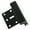 Black, variant on Aluminum Alloy Hinge Bolts Night Lock Hardware Convenient Home Security Door Lock Door Reinforcement Lock Easy to Install