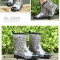 thumbnail image 5 of FAMTKT Women's Mid Calf Rain Boots Printed Water Proof Rubber Boots Short Garden Shose, Water Shoes, Beach Accessories, 5 of 6