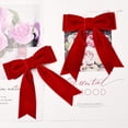 thumbnail image 6 of 2PCS Velvet Hair Bows Girls Hair Clips Ponytail Holder Accessories for Women Girls, 6 of 7