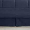 thumbnail image 3 of 8 Piece Embossed Greek Key Bed in a Bag Bedding Set, Queen - Navy Blue, 3 of 5