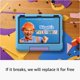 thumbnail image 3 of Tableta Amazon Fire 10 para niños (modelo más nuevo) de 3 a 7 años | Pantalla brillante HD de 10,1" con contenido sin publicidad y controles parentales incluidos, batería de 13 horas, 32 GB, azul, 3 of 5