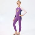 thumbnail image 4 of Soidarity Traje de neopreno para niños, conjunto de esnórquel de una pieza, traje de baño de dibujos animados para niñas, traje de neopreno de nailon Deportes acuáticos Violeta S Soidarity OD003308-01, 4 of 6