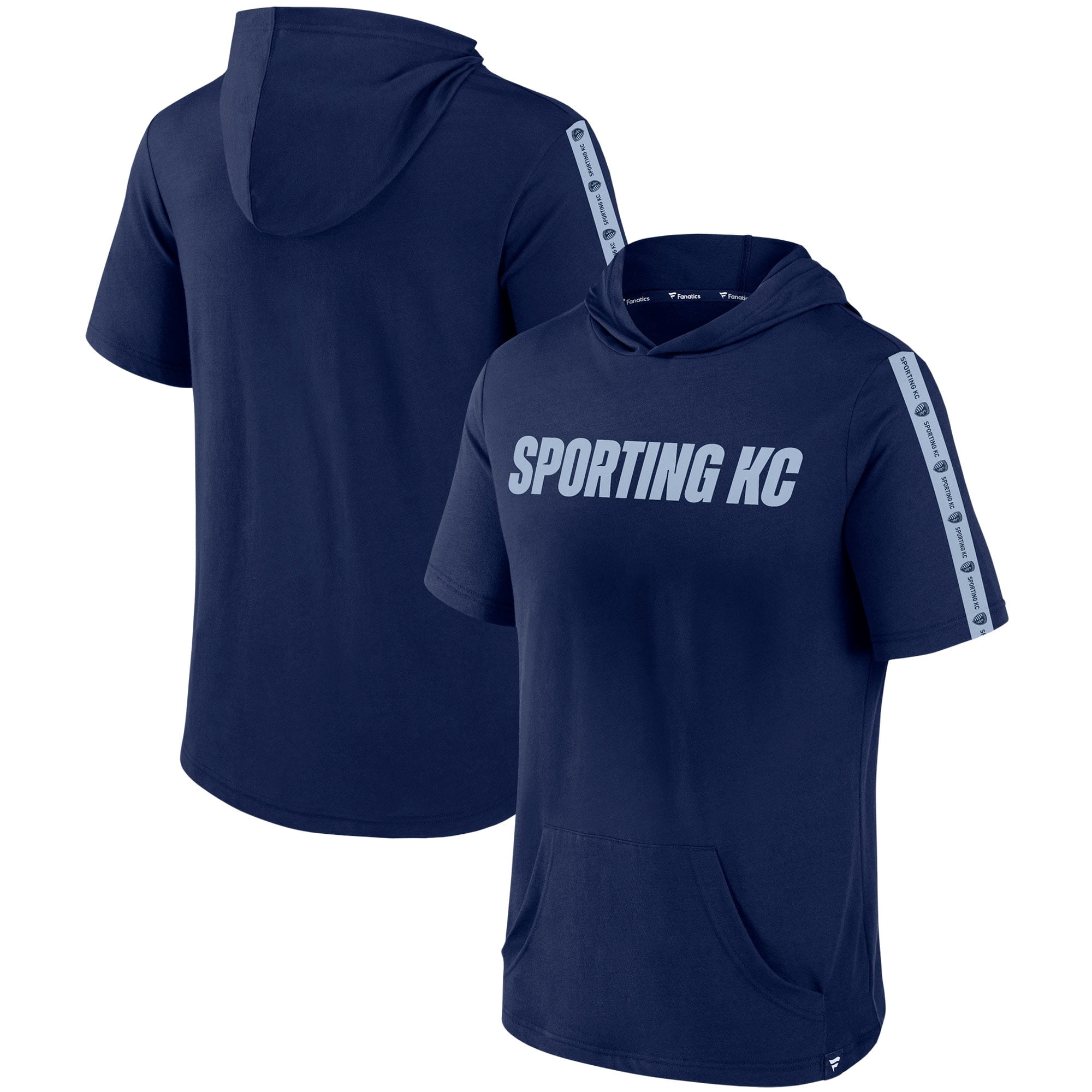 Youth Stitches Heathered Navy Cleveland 