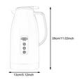 thumbnail image 4 of Abbracc Car Kettle Boiler Electric Kettle with Lighter Stainless Steel Heating 1.2 L Black, 4 of 9