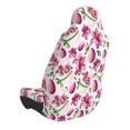 thumbnail image 2 of Daiia Lilies Flowers Printed Car Seat Cover - Waterproof & Sweatproof - Universal Fit, Machine Washable, Non-Slip - Seat Protector for Car, Truck, SUV, Van (1 Pack), 2 of 5