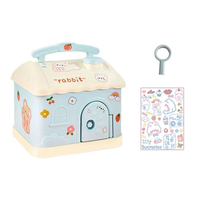 LUVCLS Bonita alcancía de dibujos animados, tarro de ahorro, regalo para niños, nuevo L3