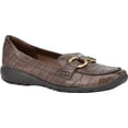 thumbnail image 2 of Easy Spirit Womens Avienta Embellished Flat Loafers Brown 5 Medium (B,M), 2 of 6