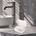 thumbnail image 2 of Unique Bargains 1 Pc Portable Soap Holder White Soap Holder for Bathroom 4.33"x3.15"x1.97", 2 of 6