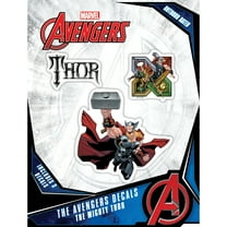 Marvel Thor Vinyl Decals - Set of 3 Outdoor Rated Stickers for Car, Laptop, Computer, Water Bottle - Marvel Stickers for Kids and Adults Thor Logo