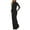 Black, variant on Conairie Bodycon Dresses for Women Solid Color Crew Neck Slim Elegant Long Sleeve Dress Comfort Spring Fall formal Dresses Black L