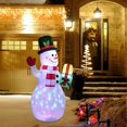 thumbnail image 5 of Inflatable Snowman, 1.5m Inflatable Snowman, Christmas Decoration with LED Light, IP44, for Christmas, Garden, Yard., 5 of 5