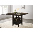 thumbnail image 2 of Jaden Square 47-inch Counter Height Dining Table Espresso, 2 of 15
