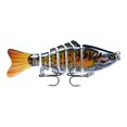thumbnail image 1 of Señuelos de pesca ideales para amantes de la pesca, señuelos de pesca Swimbait realistas, señuelos de pesca de lubina nadando realistas Swimbaits para agua salada y dulce., 1 of 5