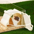thumbnail image 4 of Small Shelter House Pet Cage Corner House Hamster Hideouts House Hedgehogs Cage Habitats Cage Accessories, 4 of 8