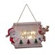 thumbnail image 3 of Guirnalda decorativa de placa iluminada de Navidad de madera con letrero colgante de ventana de cuerda colgante para granja, porche, interior al aire 30x17.5x2.4cmEstilo B Colco Letrero colgante, 3 of 8