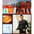 thumbnail image 4 of CL convallaria Thermal Underwear for Men Long Johns Fleece Lined Hunting Gear Set Base Layer for Cold Weather S-26XL, 4 of 7