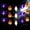 A, variant on KOYPTL Halloween Pumpkin String Lights with Witch Hat, Battery Operated 3D Waterproof Orange Flickering Lights for Indoor Outdoor Decor Party Decorations (16.4FT 20 LED)