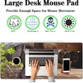 thumbnail image 2 of Pc Mouse Pad Wine Desktop Pad, Extra Large Mouse Pads Mans Office Accessories Gaming Desk Mats, Mousepad Large Waterproof Non-Slip Rubber Base, 35.4 X 15.7 inch for Work/Game/Office/Home, 2 of 7