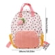 thumbnail image 2 of Mochila infantil con estampado de fresas | Mochila escolar pequeña de lona para niños y niñas de 1 a 5 años | Bonita bolsa para guardería, viajes y zoológico | Lavable a máquina, 2 of 2