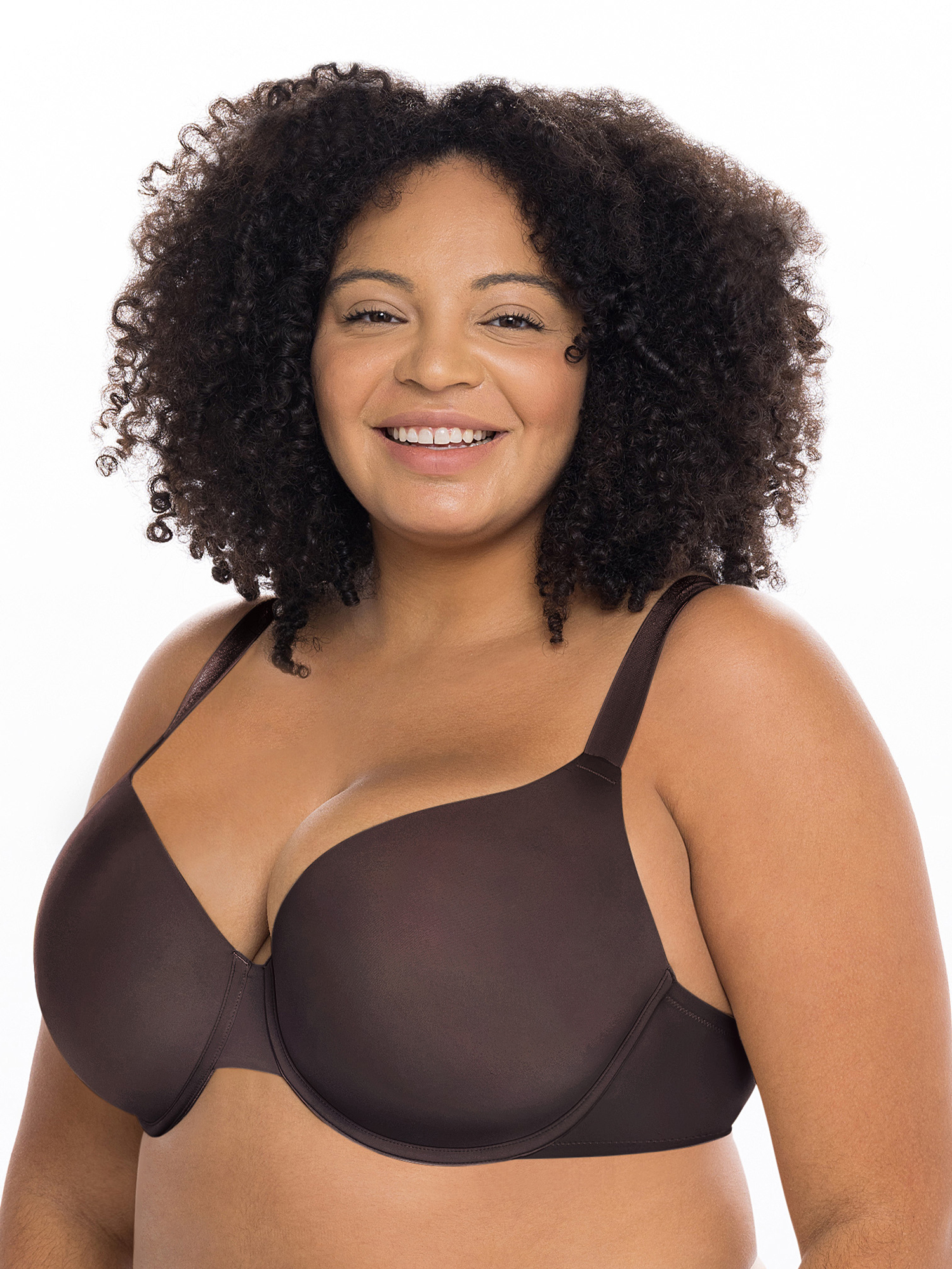 No Boundaries Women's Lightly Lined Underwire T-Shirt Bra, Sizes 34A to 40DDD - image 3 of 5