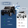 thumbnail image 3 of EastVita 12V Kids Ride on Car of Licensed Mercedes Benz,9AH 45W Motor Electric Ride on Toys Vehicles,w/Parent Remote Control,Electric Ride on Truck with Music,LED Lights, 3 of 7