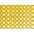 thumbnail image 1 of Ahgly Company Machine Washable Indoor Rectangle Trellis Yellow Contemporary Area Rugs, 2' x 3', 1 of 4