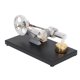 thumbnail image 5 of Motor Stirling de aire caliente, modelo de generador de motor Stirling DIY, juguete educativo con placa base de metal., 5 of 14