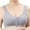 Dark Gray, variant on Virmaxy Womens Wireless Bra Solid Color Wirefree High Elastic Large Size Comfortable Bra Solid Color Non Steel Ring High Elastic Oversized Comfortable Bra Gray XL