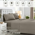 thumbnail image 6 of Superior 3-Piece 600 Thread Count Cotton Blend Deep Pocket Sheet Set, Twin, Grey, 6 of 7