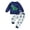 A12 Blue, variant on Newborn Baby Boy Color Block 2Pcs Clothing Set Waffle Knit Long Sleeve Suit Family Gathering Party Wear Cotton Blend Soft Fabric (A28 Green, 12-18 Months)