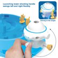 thumbnail image 3 of Kids Marble Launcher Game Toy, Kids Mini Toy Marble Game Interactive Compact  for Home Blue,Pink, 3 of 7